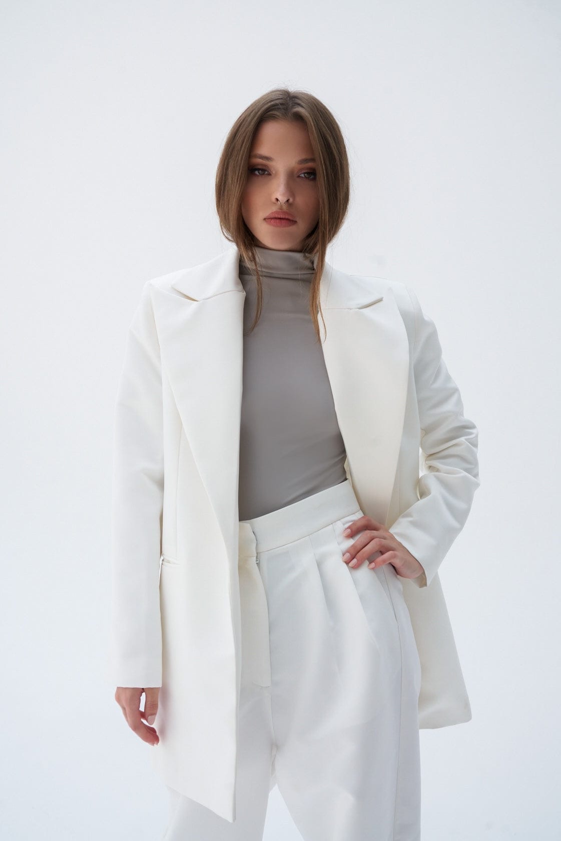 CHLOE Blazer Weiss ZOYEMI